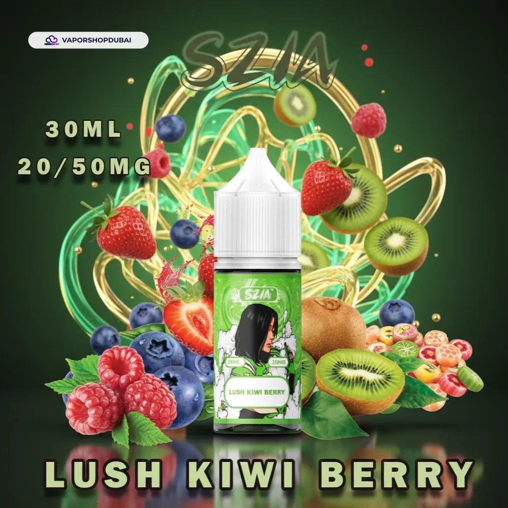 Szia Saltnic 30ml by Vabar E-Liquid In UAE lush-kiwi-berry
