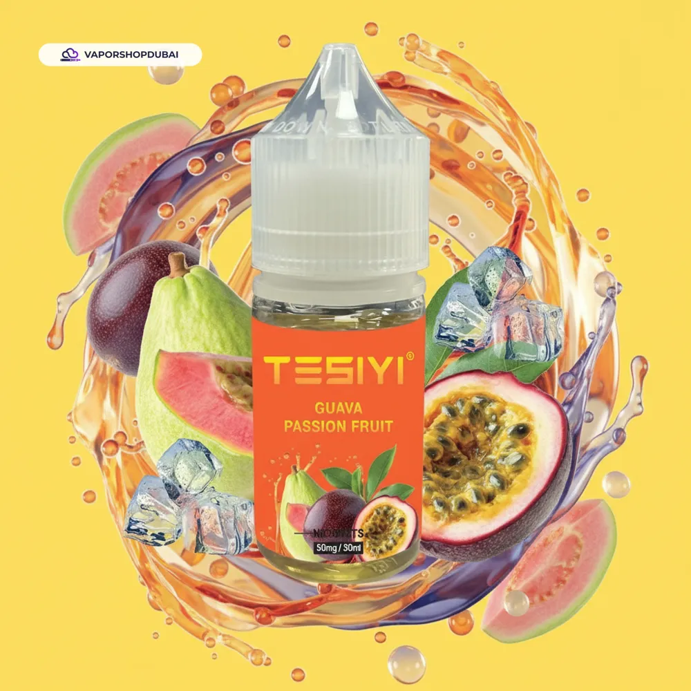 Tesiyi Salt Nic Vape Juice 30ml In UAE 34 guava-passion-fruit