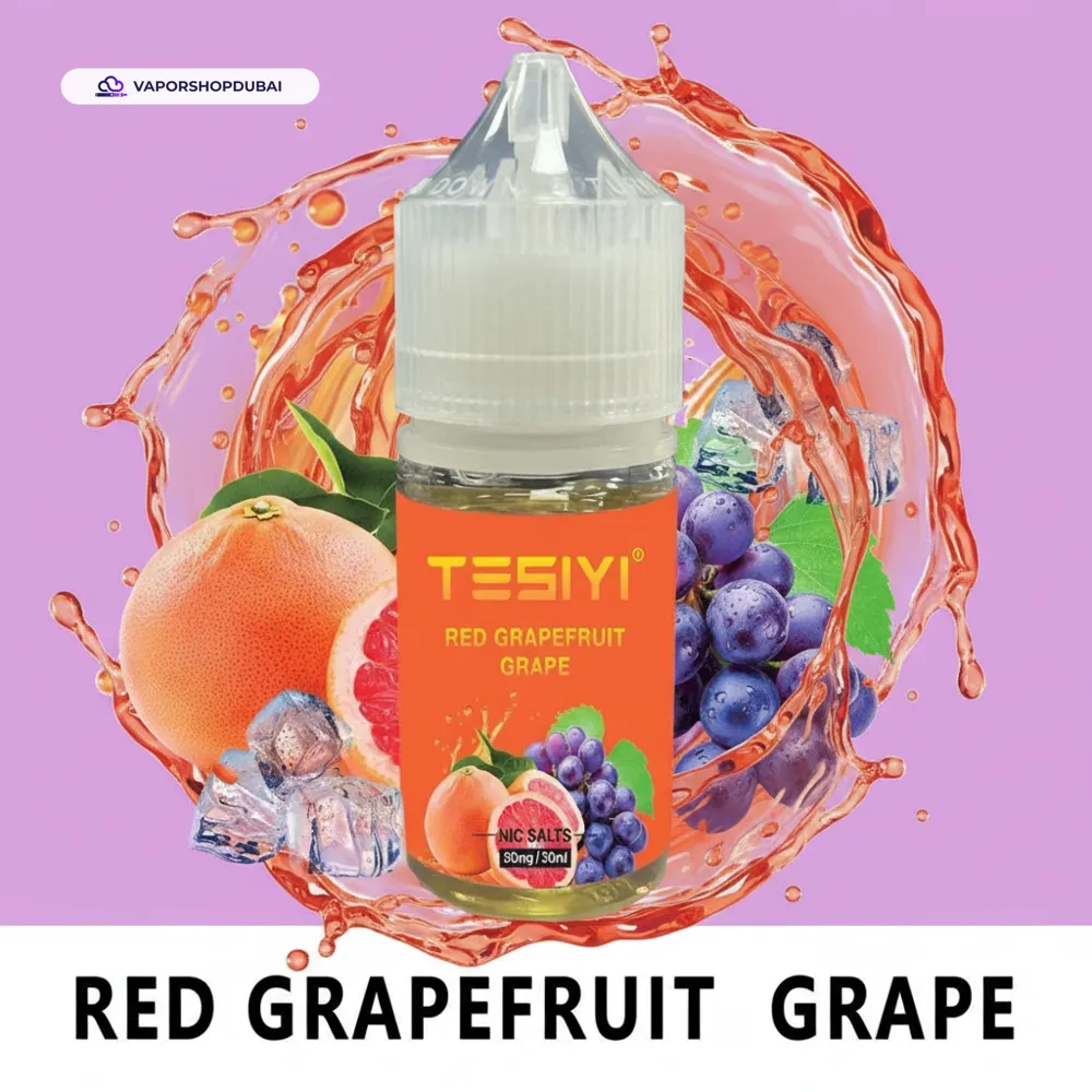 Tesiyi Salt Nic Vape Juice 30ml In UAE 44 red-grapefruit-grape