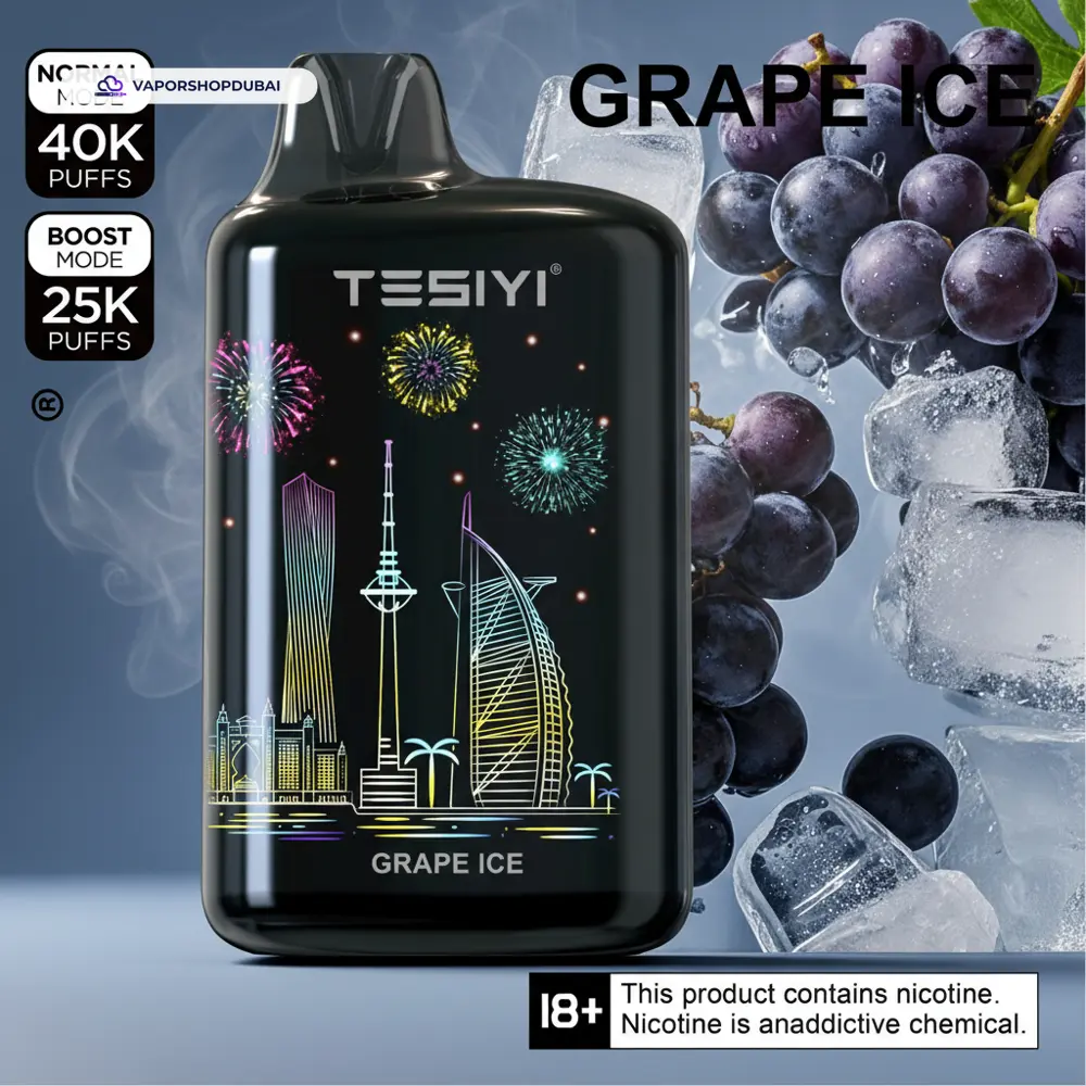 TESIYI ULTRA MAX 40000 Puffs Disposable Vape 50MG In UAE 13 TESIYI ULTRA MAX 40000 Puffs Disposable Vape 50MG In UAE