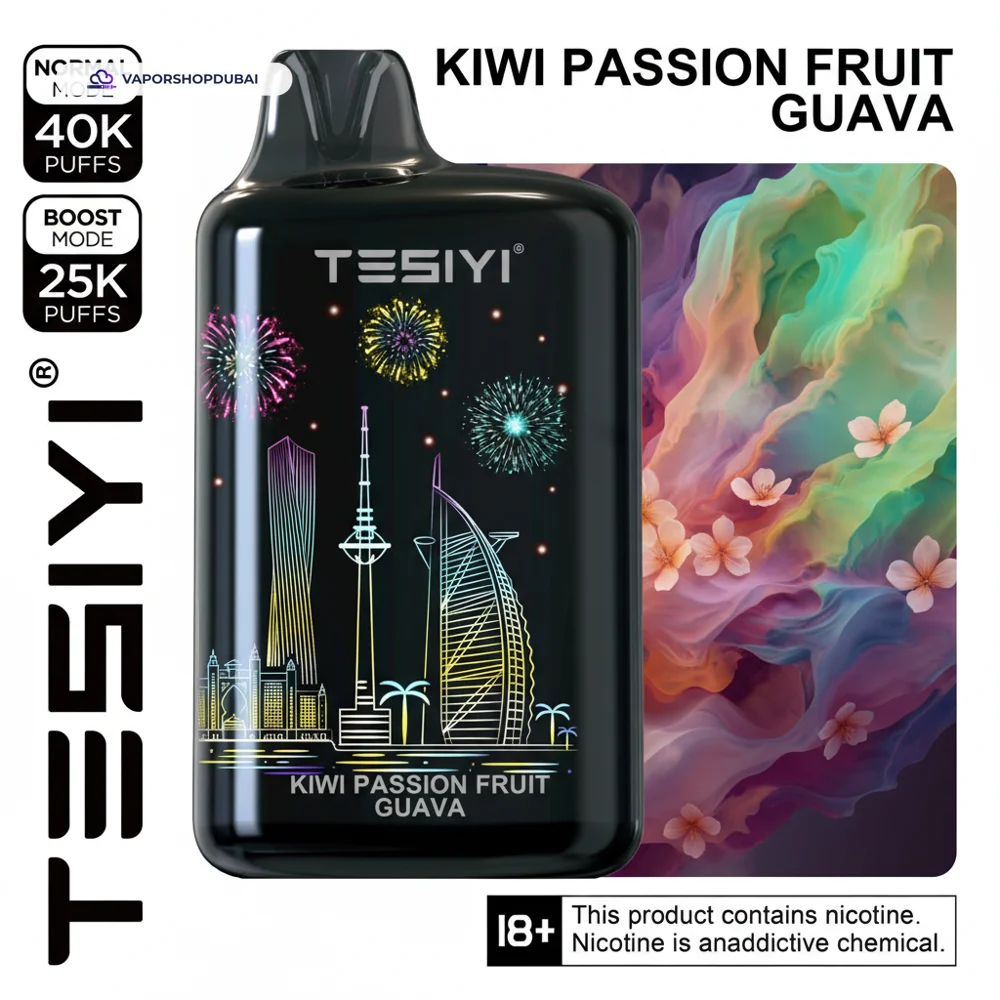 TESIYI ULTRA MAX 40000 Puffs Disposable Vape 50MG In UAE 14 TESIYI ULTRA MAX 40000 Puffs Disposable Vape 50MG In UAE