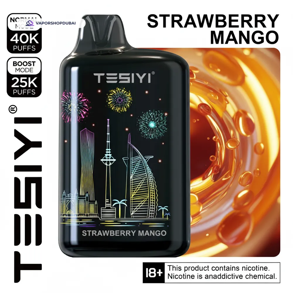 TESIYI ULTRA MAX 40000 Puffs Disposable Vape 50MG In UAE 3 TESIYI ULTRA MAX 40000 Puffs Disposable Vape 50MG In UAE