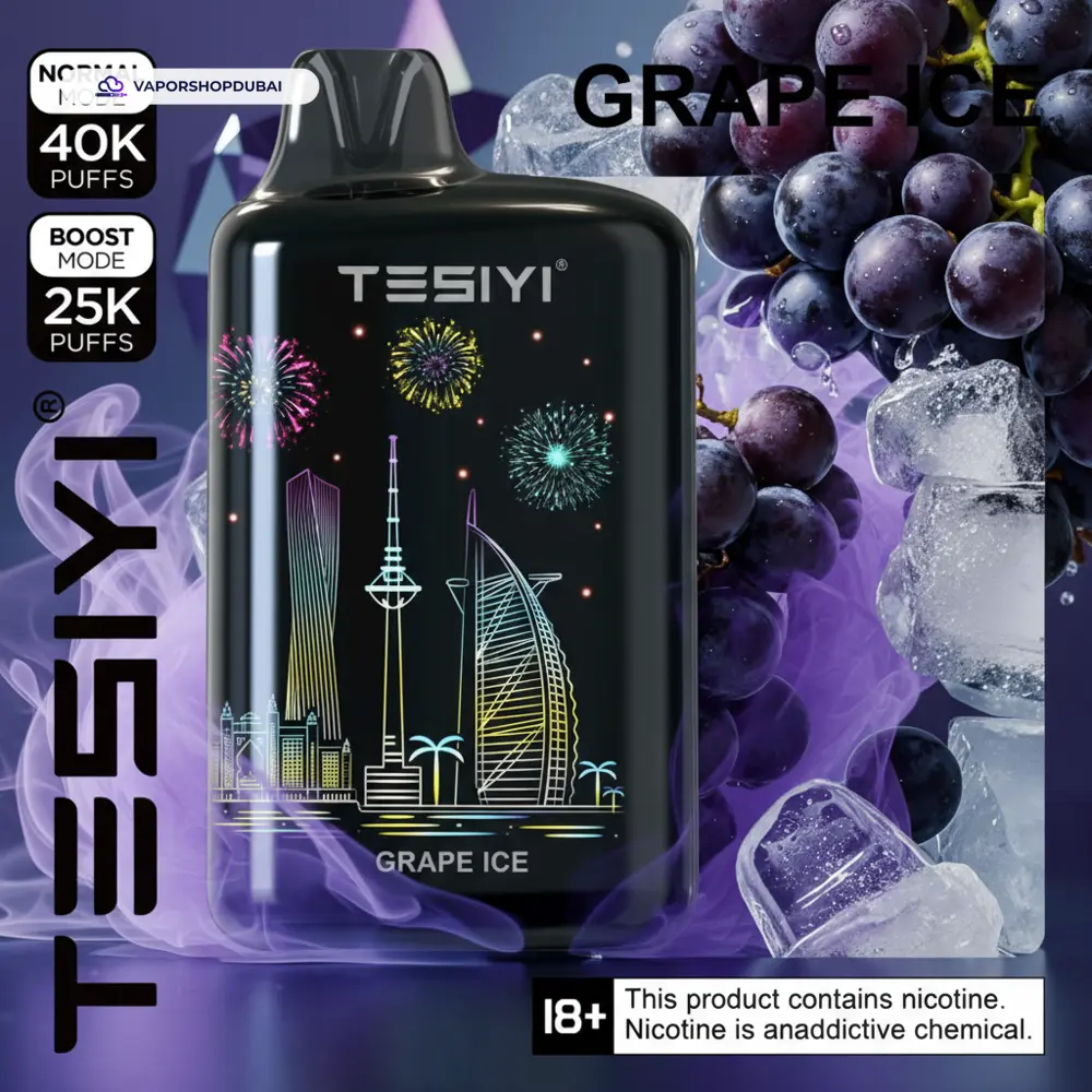 TESIYI ULTRA MAX 40000 Puffs Disposable Vape 50MG In UAE 27 TESIYI ULTRA MAX 40000 Puffs Disposable Vape 50MG In UAE