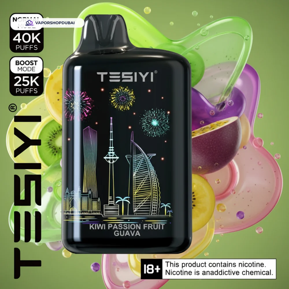 TESIYI ULTRA MAX 40000 Puffs Disposable Vape 50MG In UAE 28 TESIYI ULTRA MAX 40000 Puffs Disposable Vape 50MG In UAE