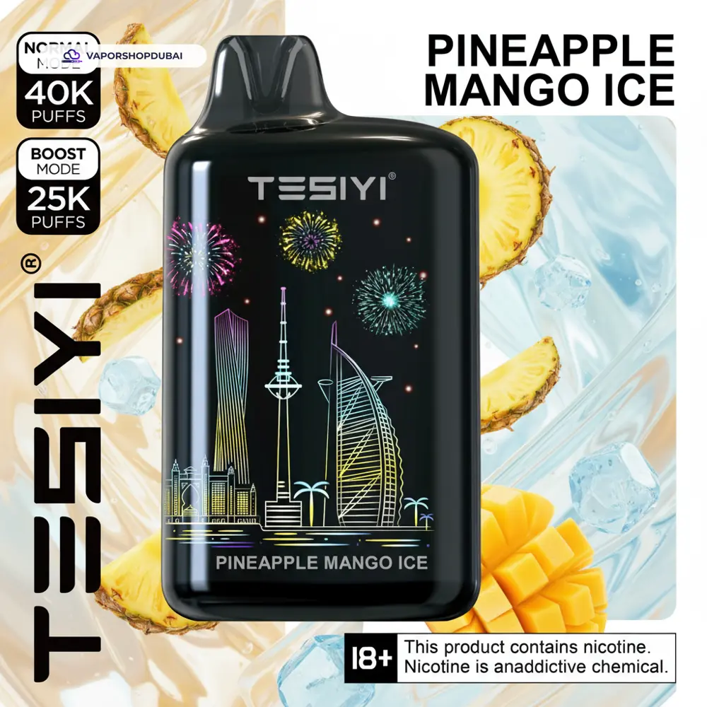 TESIYI ULTRA MAX 40000 Puffs Disposable Vape 50MG In UAE 5 TESIYI ULTRA MAX 40000 Puffs Disposable Vape 50MG In UAE