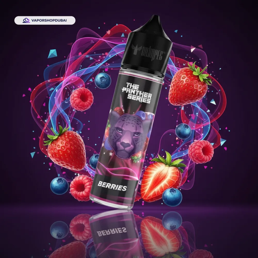 The Panther Series 60ml Eliquid By Dr.Vapes In UAE 27 berries