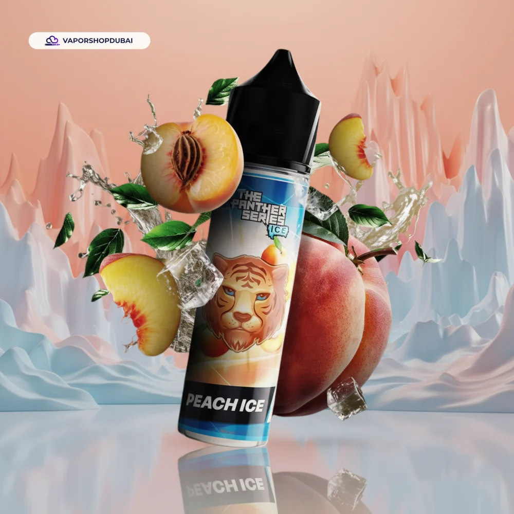 The Panther Series 60ml Eliquid By Dr.Vapes In UAE 33 peach-ice