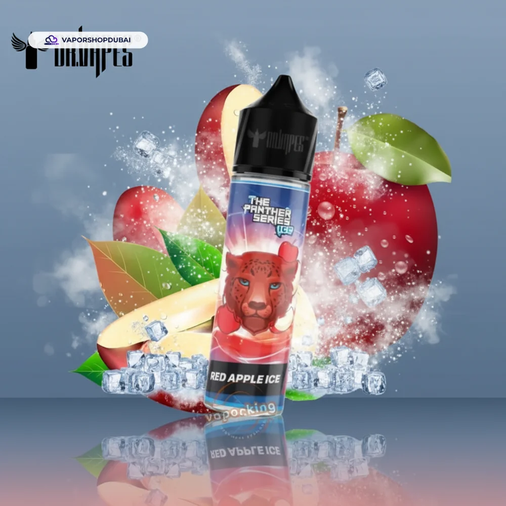 The Panther Series 60ml Eliquid By Dr.Vapes In UAE 35 red-apple-ice