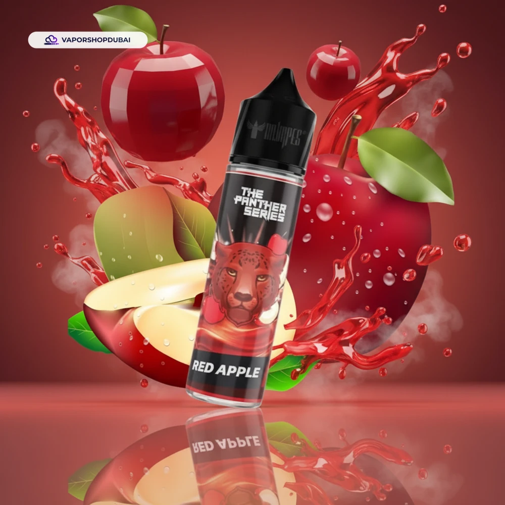 The Panther Series 60ml Eliquid By Dr.Vapes In UAE 34 red-apple