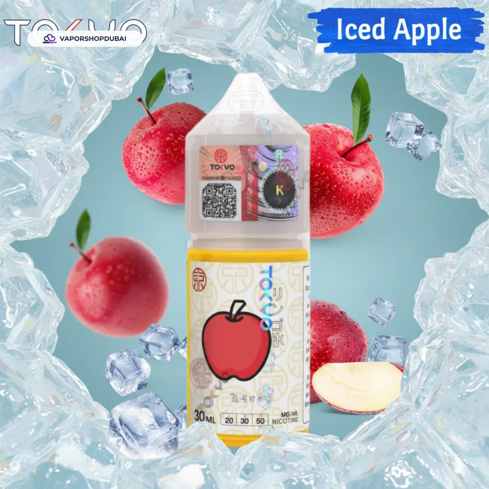 Tokyo Classic Salt Nic 30ml E-Liquid In UAE 3 iced-apple