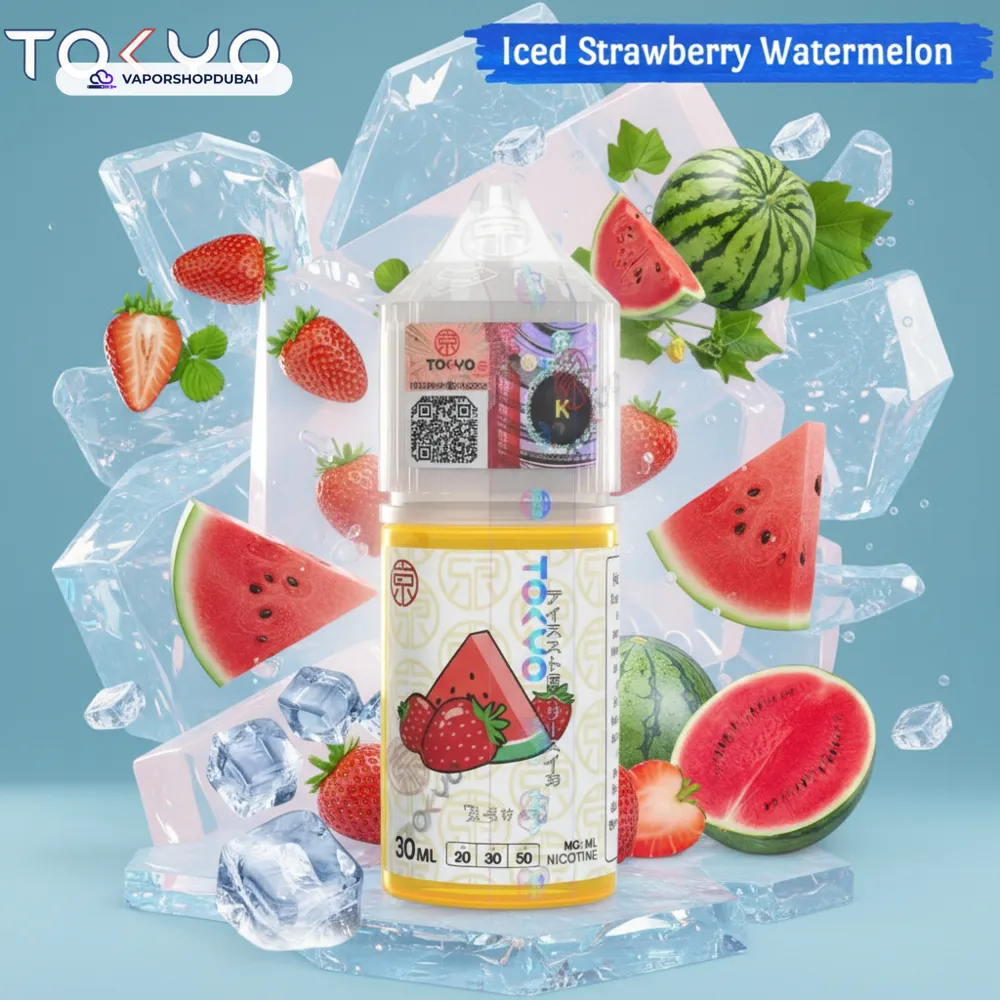 Tokyo Classic Salt Nic 30ml E-Liquid In UAE 27 iced-strawberry-watermelon