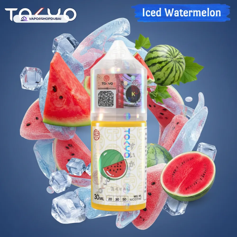 Tokyo Classic Salt Nic 30ml E-Liquid In UAE 29 iced-watermelon