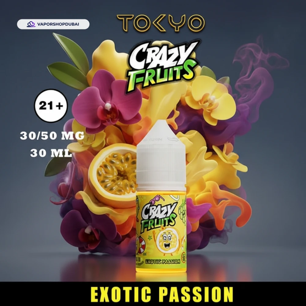 Tokyo Crazy Fruits Saltnic 30ml In UAE 14 exotic-passion