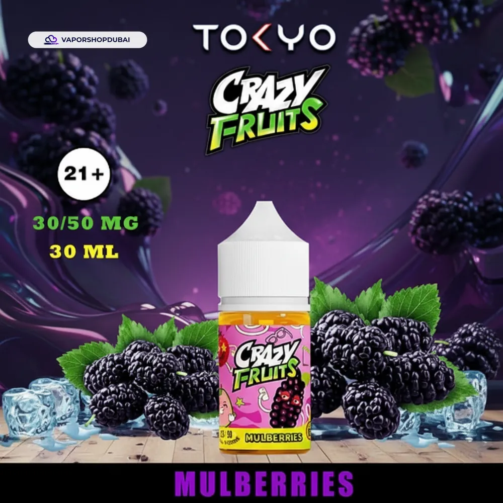 Tokyo Crazy Fruits Saltnic 30ml In UAE 17 mulberries