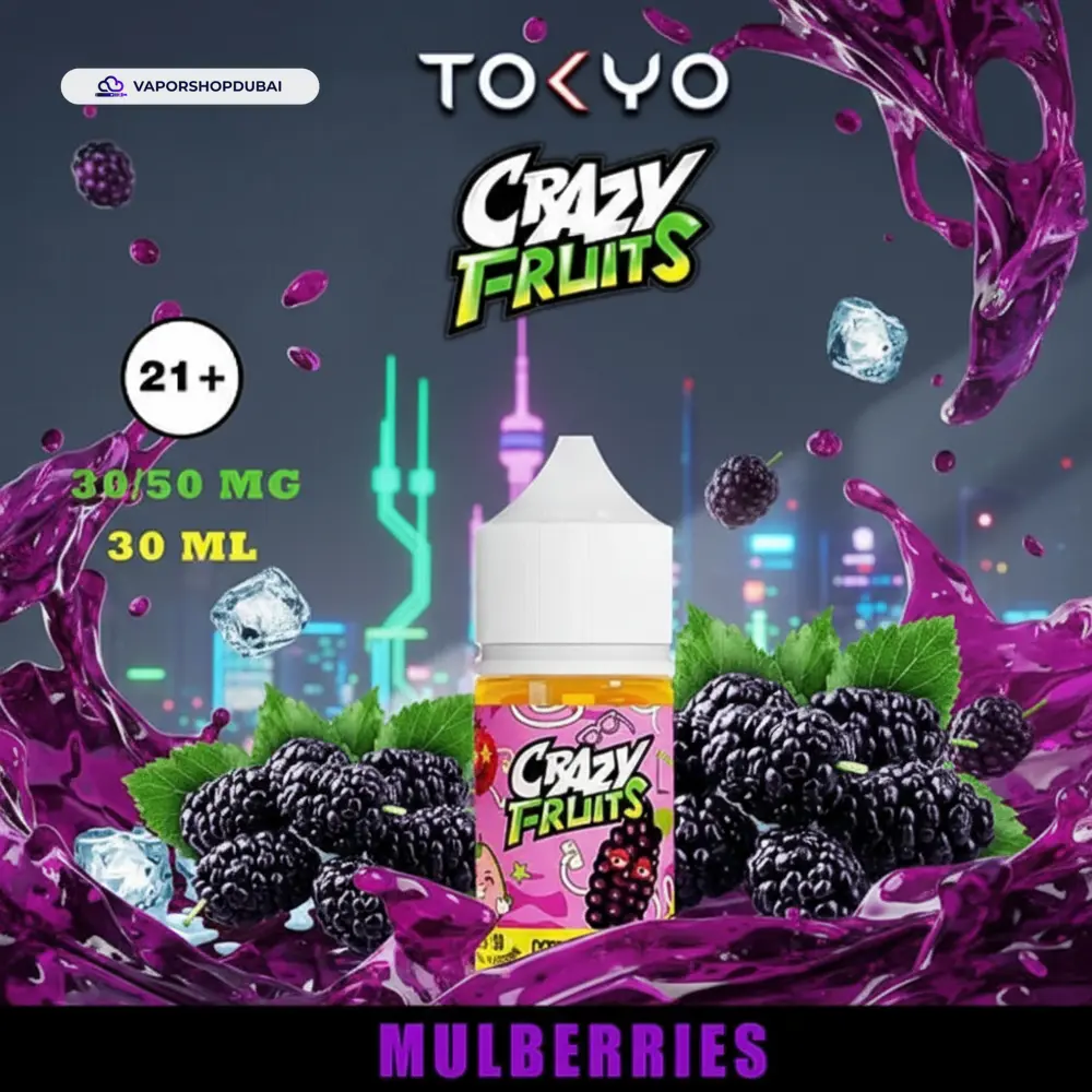 Tokyo Crazy Fruits Saltnic 30ml In UAE 1 Tokyo Crazy Fruits Saltnic 30ml In UAE
