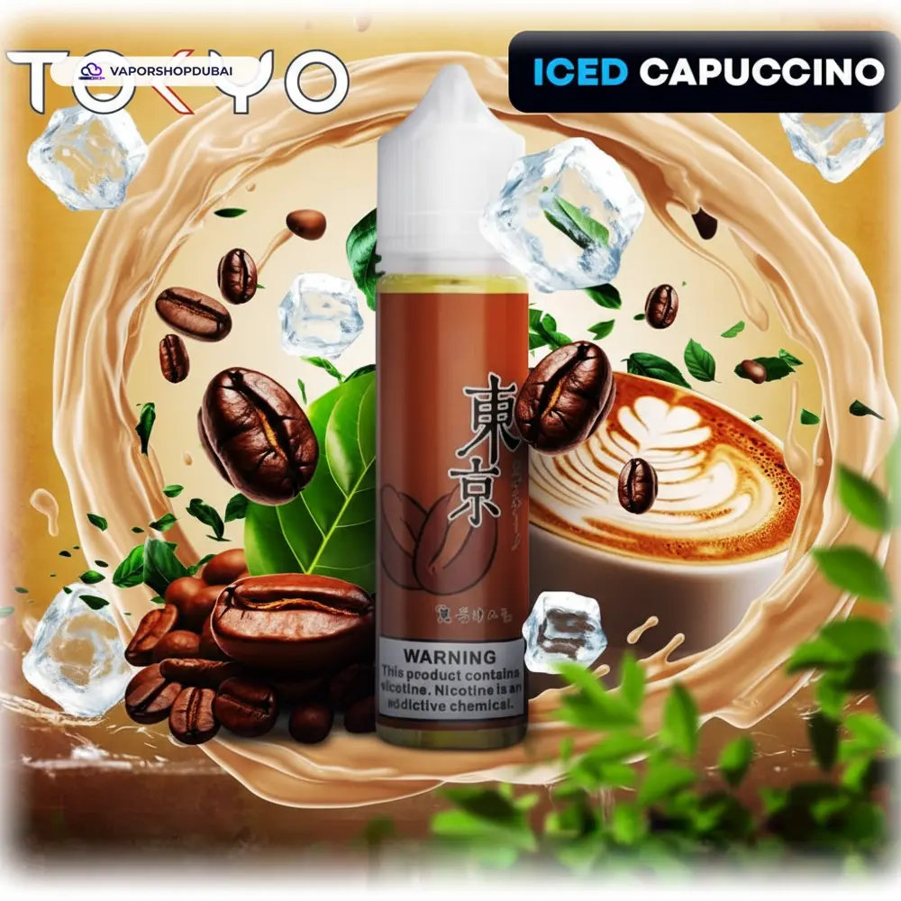 Tokyo E-liquid 60ml In UAE 8 iced-cappuccino