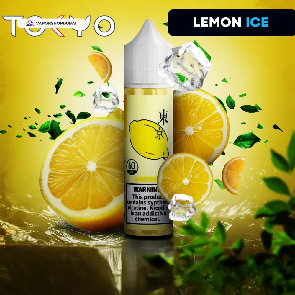 Tokyo E-liquid 60ml 0mg In UAE 18 lemon-ice