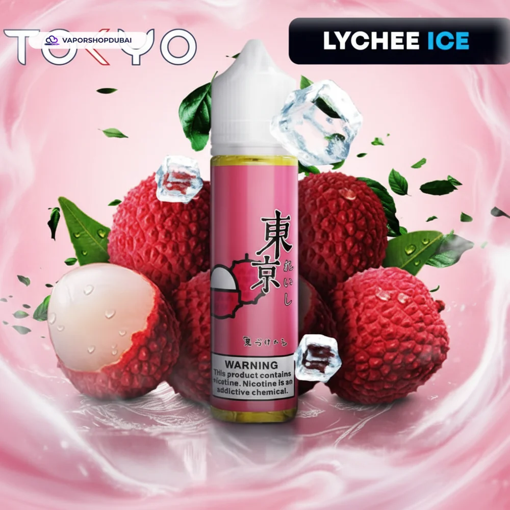 Tokyo E-liquid 60ml 0mg In UAE 19 lychee-ice