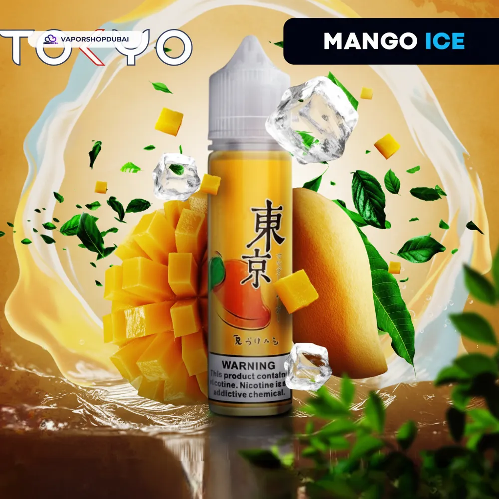 Tokyo E-liquid 60ml 0mg In UAE 20 mango-ice