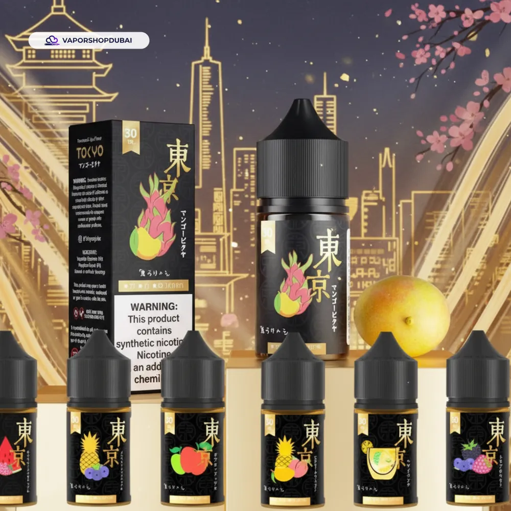 Tokyo Golden Series Salt Nic 30ml E-Liquid In UAE 13 Tokyo Golden Series Salt Nic 30ml in UAE