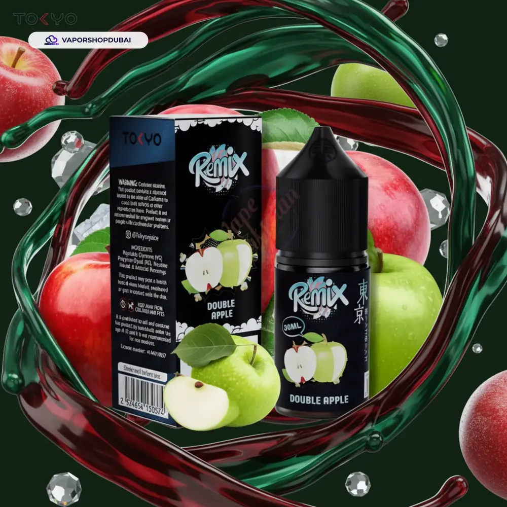 Tokyo Remix Series Saltnic 30ml E-Liquid In UAE 2 double-apple