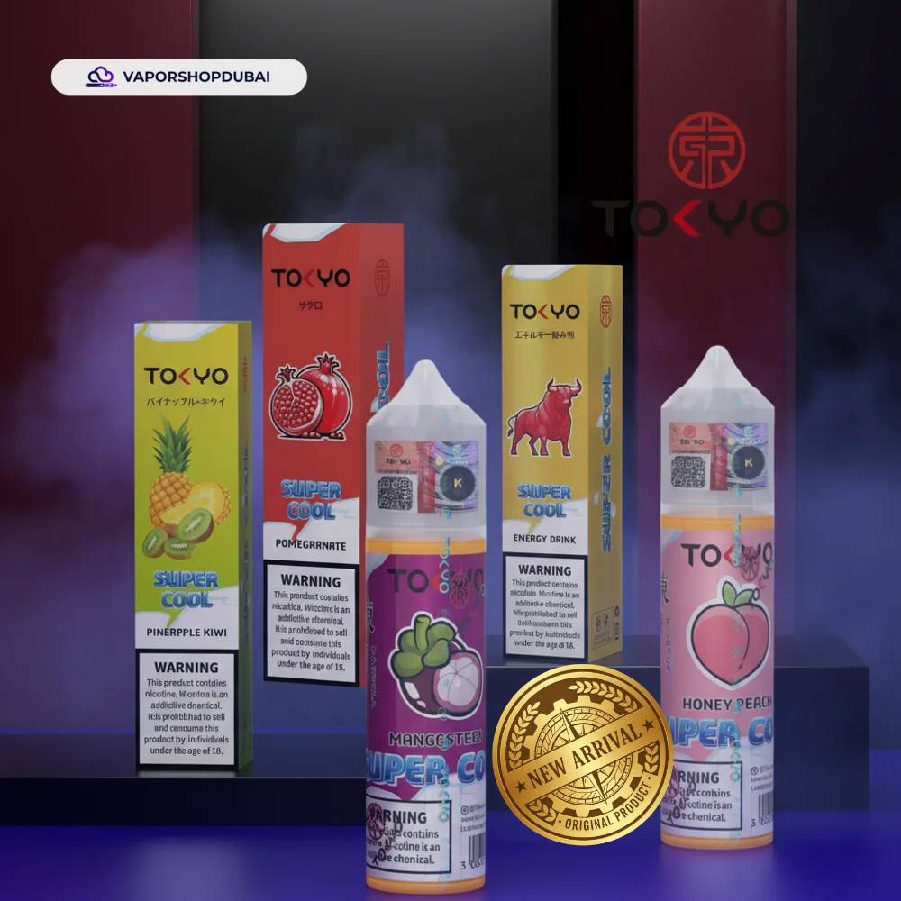 Tokyo Super Cool 60ml E-Liquid In UAE 1 Tokyo Super Cool 60ml In UAE Featured premium
