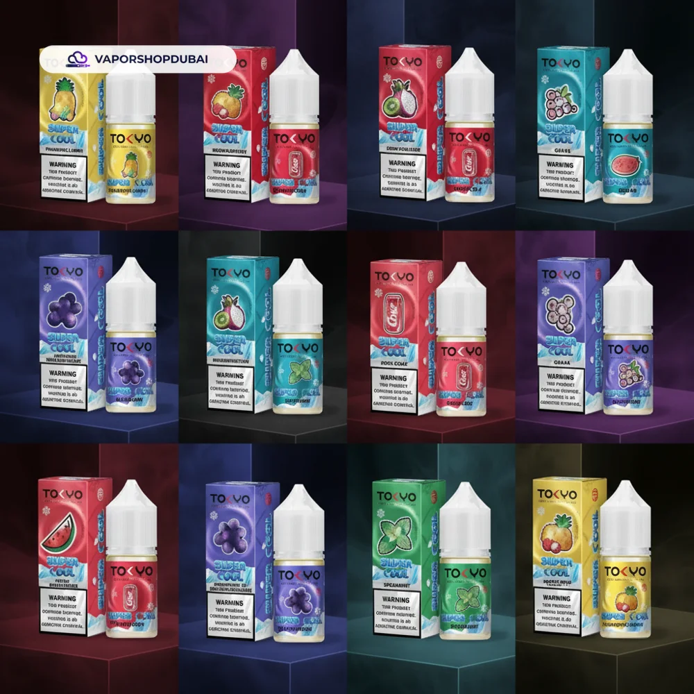 Tokyo Super Cool Saltnic 20mg 30ml E-liquid in the UAE 12 Tokyo Super Cool Saltnic 20mg 30ml E Best Price Dubai