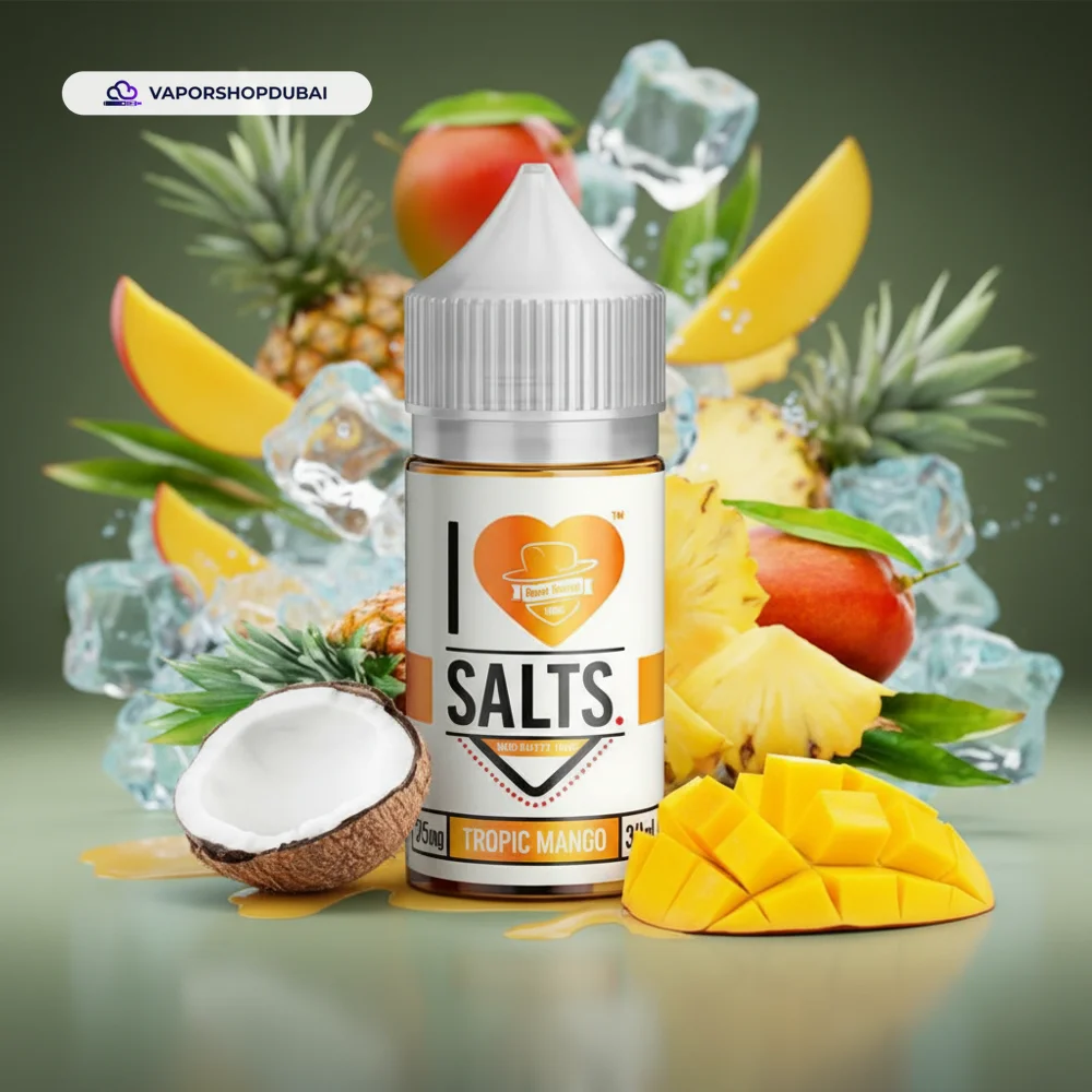 TROPICAL MANGO I Love Salts by Mad Hatter Juice E-Liquid In UAE 2 TROPICAL MANGO I Love Salts by Mad Hatter Juice TROPICAL MANGO I Love Salts by Mad Hatter Juice premium