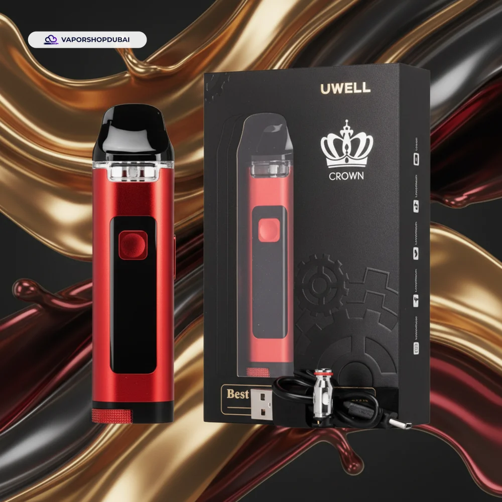 Uwell Crown D Pod Mod Kit 1100mAh 3ml Vape Kit In UAE 2 Uwell Crown D Pod Mod Kit 1100mAh 3ml In UAE