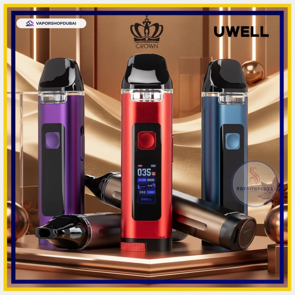 Uwell Crown D Pod Mod Kit 1100mAh 3ml Vape Kit In UAE 5 Uwell Crown D Pod Mod Kit 1100mAh 3ml In UAE