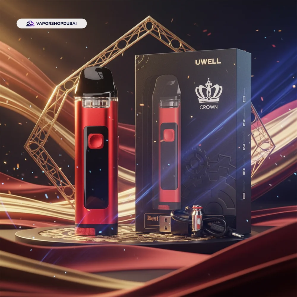 Uwell Crown D Pod Mod Kit 1100mAh 3ml Vape Kit In UAE 6 Uwell Crown D Pod Mod Kit 1100mAh 3ml In UAE