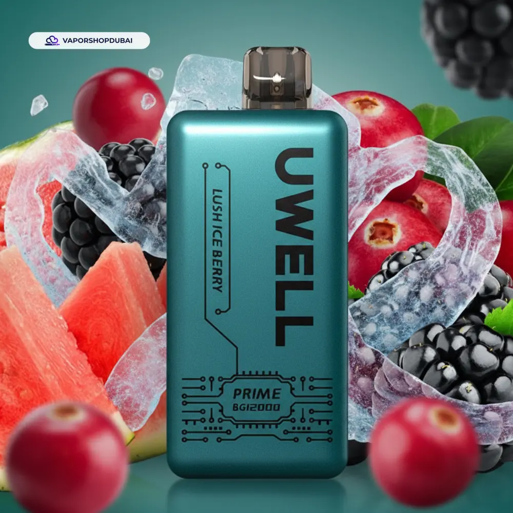 UWELL Prime BG12000 Puffs Disposable Vape In UAE 22 lush-ice-berry