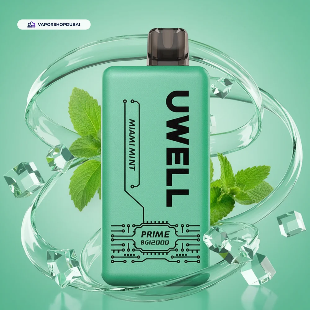UWELL Prime BG12000 Puffs Disposable Vape In UAE 23 miami-mint