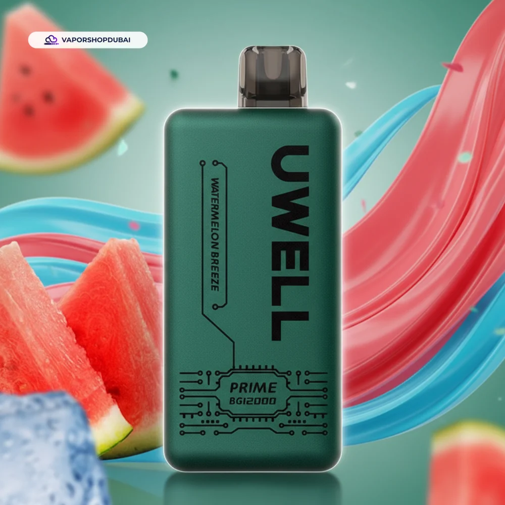 UWELL Prime BG12000 Puffs Disposable Vape In UAE 28 watermelon-breeze