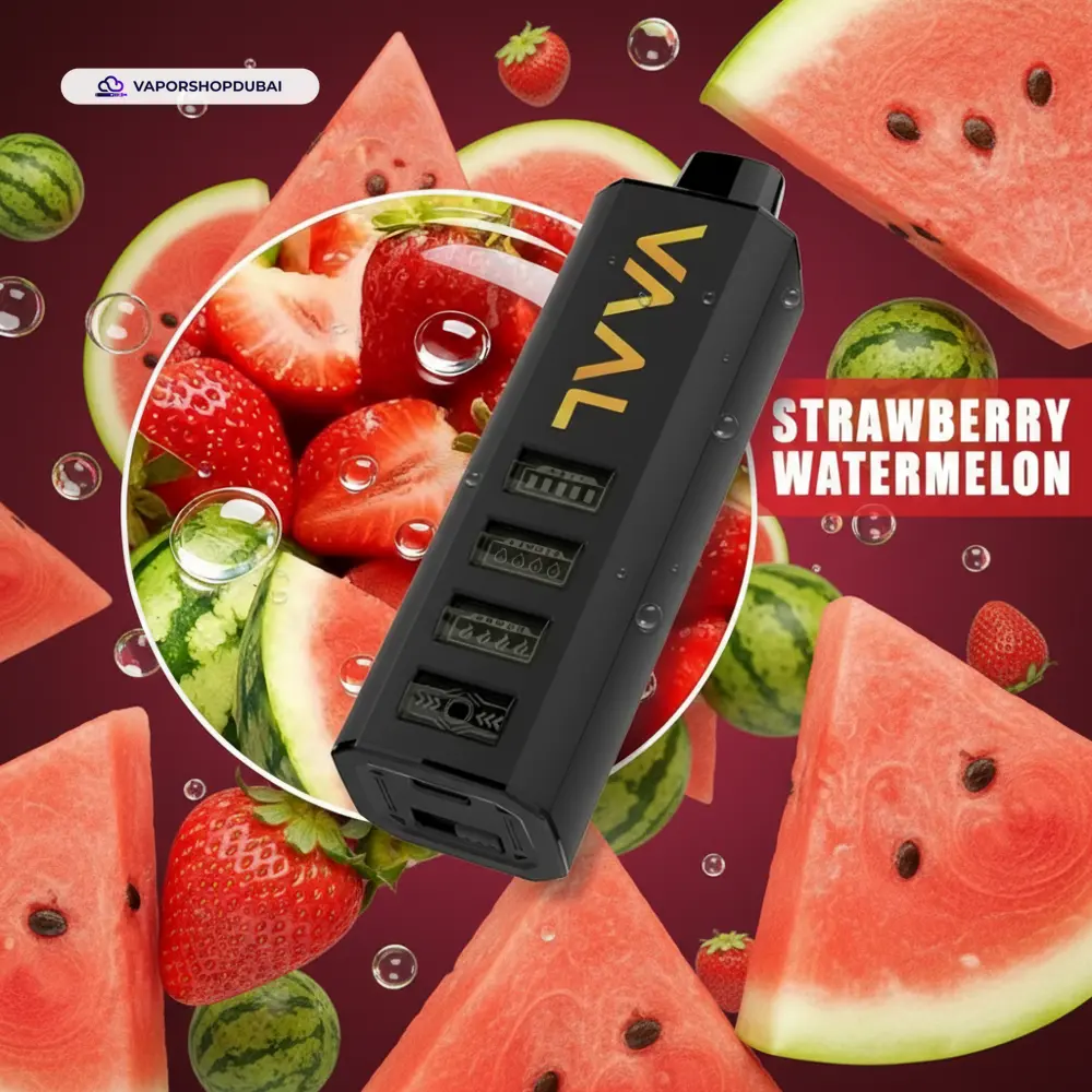 VAAL Cyber Shisha 50000 Puffs 5mg DTL Disposable Vape In DUBAI, UAE 30 strawberry-watermelon