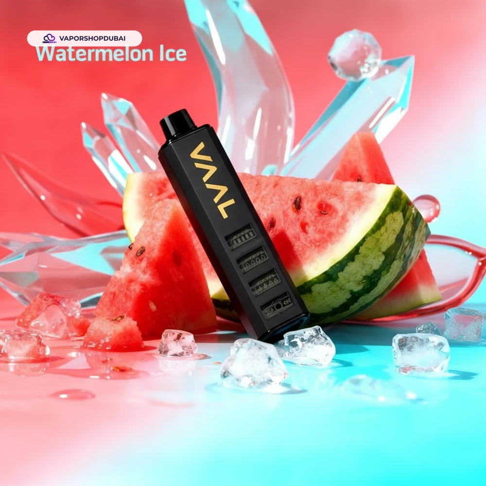 VAAL Cyber Shisha 50000 Puffs 5mg DTL Disposable Vape In DUBAI, UAE 32 watermelon-ice