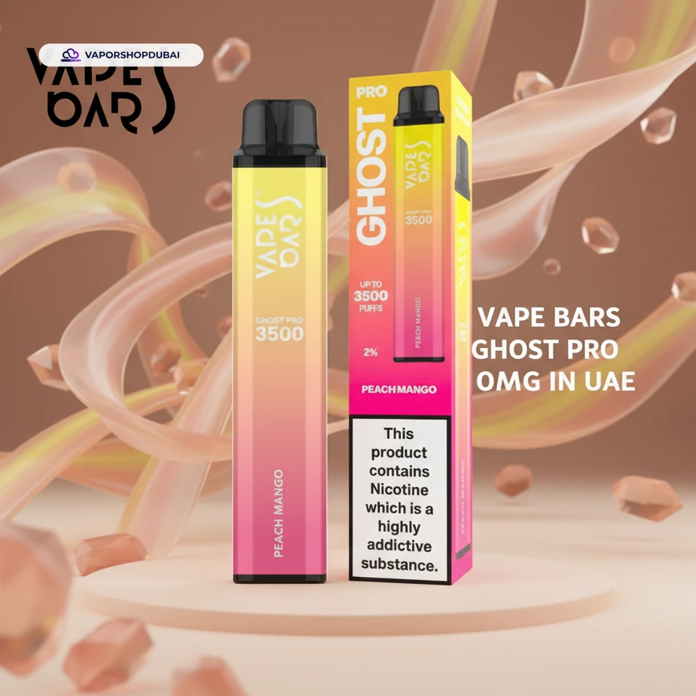 Vape Bars Ghost Pro 0mg In UAE 15 Vape Bars Ghost Pro 0mg In UAE