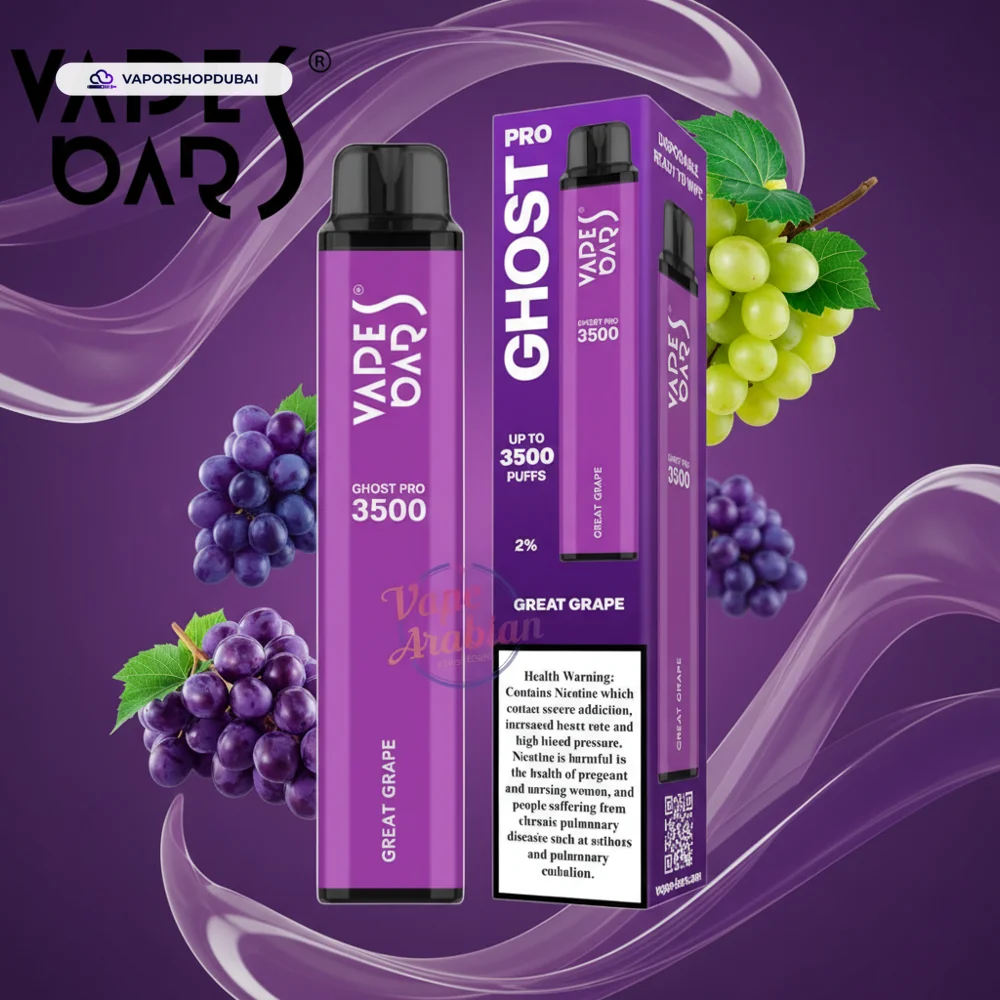 Vape Bars Ghost Pro 0mg In UAE 4 Vape Bars Ghost Pro 0mg In UAE