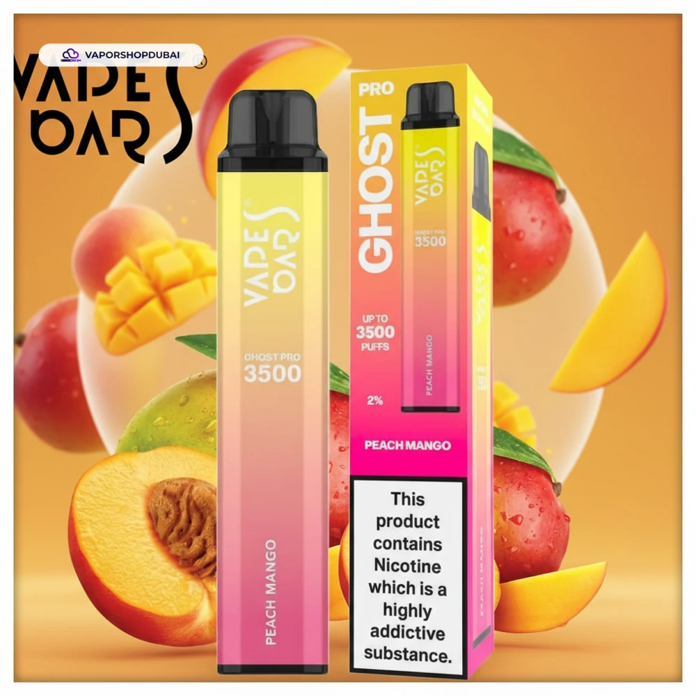 Bars Ghost Pro Vape In UAE 6 Vape Bars Ghost Pro 0mg In UAE