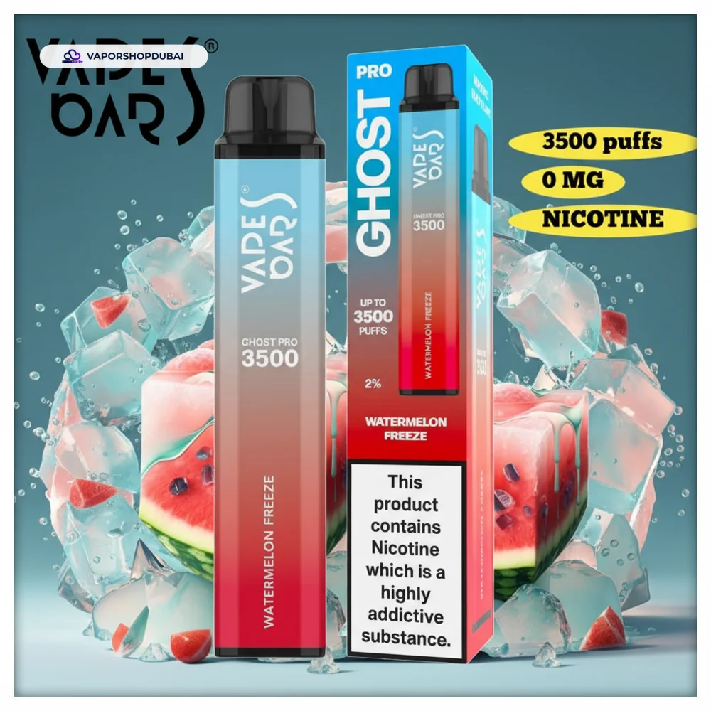 Vape Bars Ghost Pro 0mg In UAE 25 watermelon-freeze