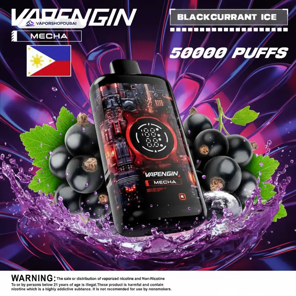 VAPENGIN Meacha 50000 Puffs Disposable Vape kit In UAE 30 blackcurrant-ice