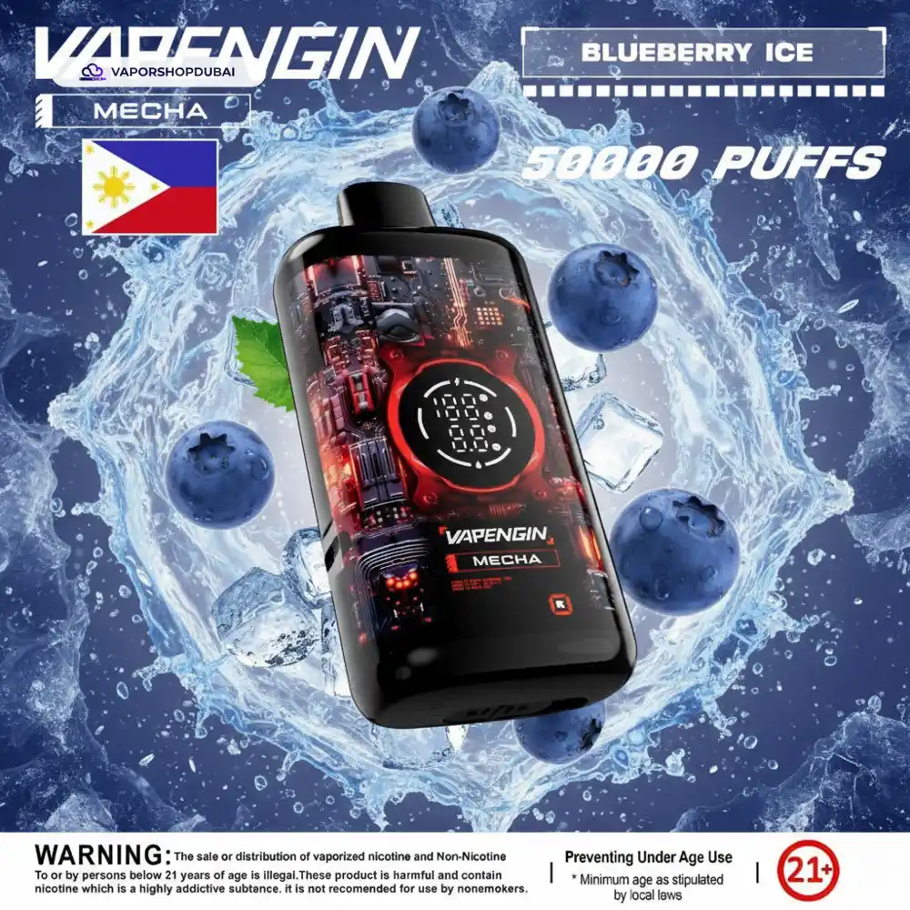 VAPENGIN Meacha 50000 Puffs In UAE 29 blueberry-ice