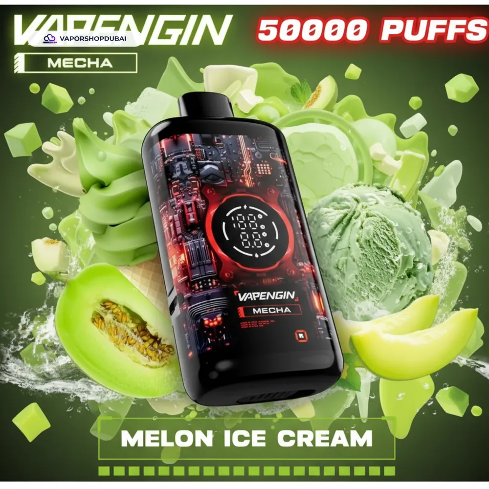 VAPENGIN Meacha 50000 Puffs Disposable Vape kit In UAE 33 melon-ice-cream