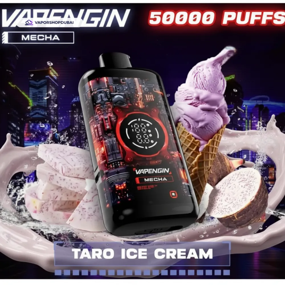 VAPENGIN Meacha 50000 Puffs Disposable Vape kit In UAE 34 taro-ice-cream