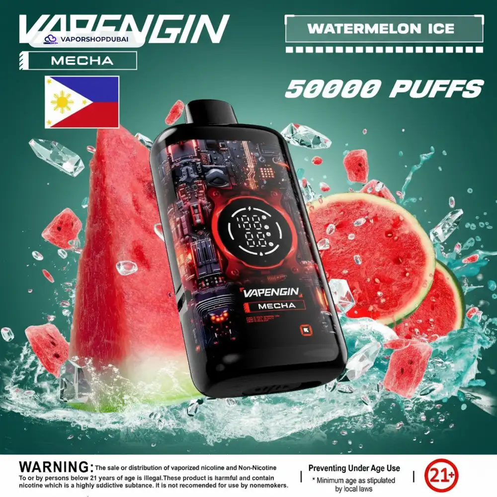VAPENGIN Meacha 50000 Puffs Disposable Vape kit In UAE 25 watermelon-ice