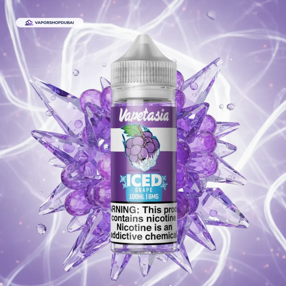 Vapetasia 100ml E-Liquid In UAE 65 iced-grape