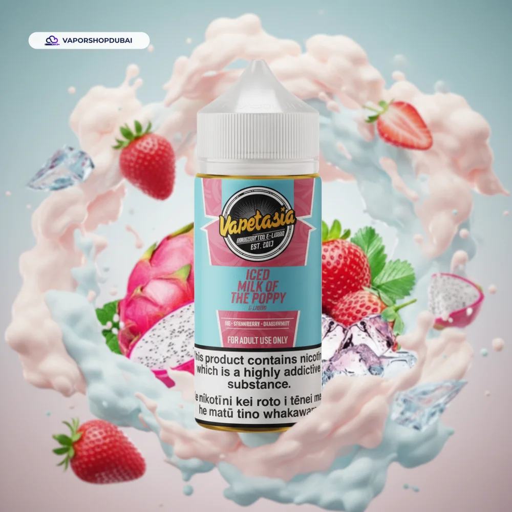 Vapetasia 100ml E-Liquid In UAE 67 iced-milk-of-the-poppy