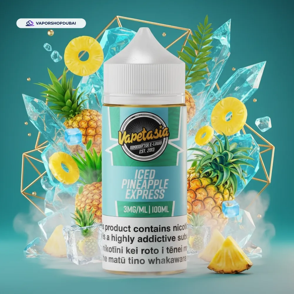 Vapetasia 100ml E-Liquid In UAE 69 iced-pineapple-express