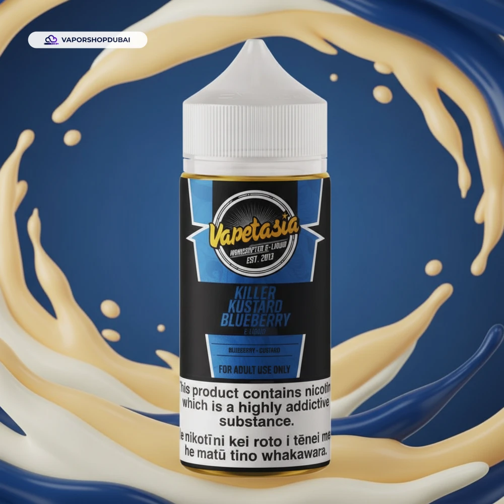 Vapetasia 100ml E-Liquid In UAE 75 killer-kustard-blueberry