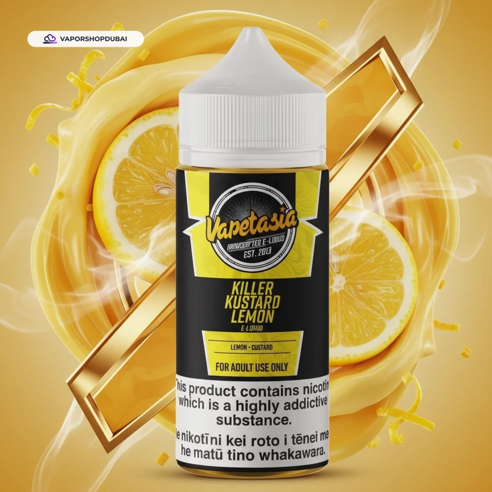 Vapetasia 100ml E-Liquid In UAE 76 killer-kustard-lemon